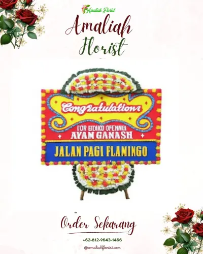 Bunga Papan Congratulation di Wirogunan
